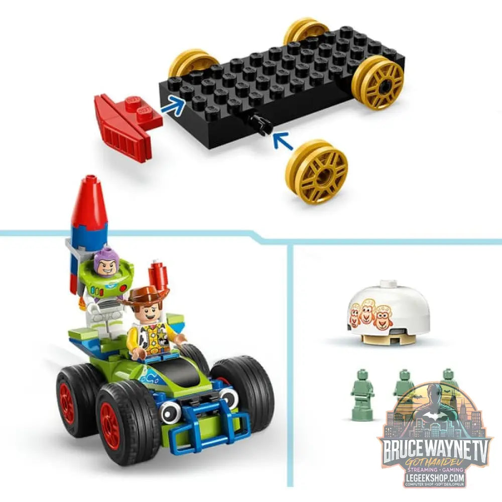 LEGO 43264 Disney Pixar Partyzug et das Auto RC aus Toy Story, jeu de construction - LEGO - vue 4