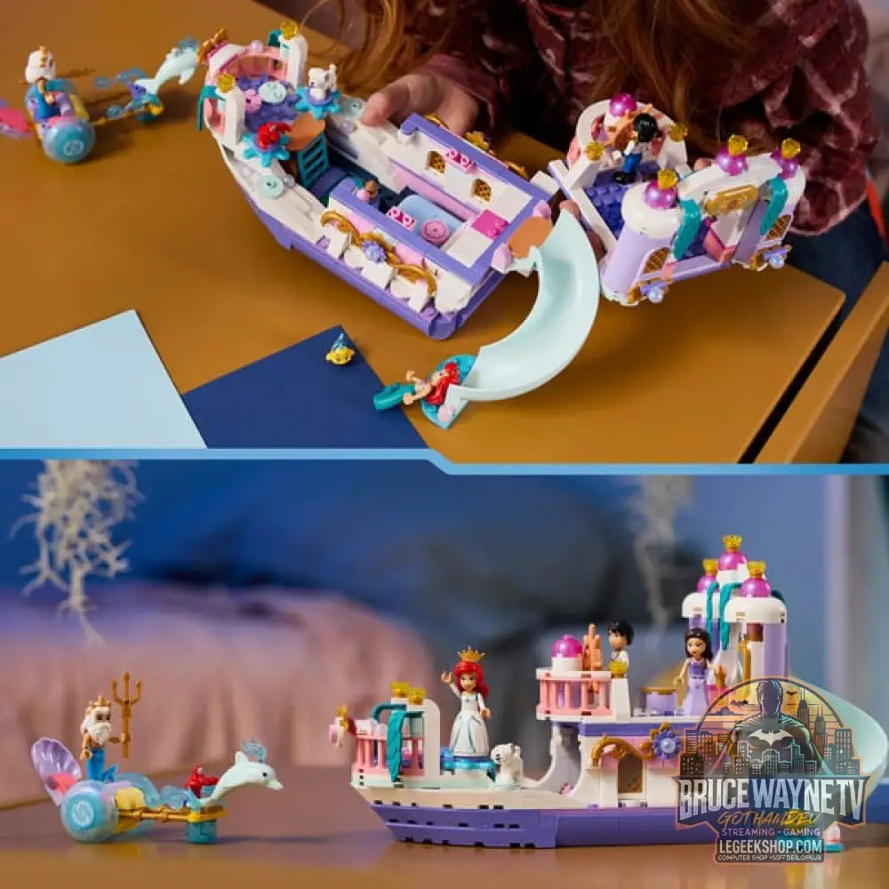 LEGO 43299 Disney Princess Arielles Königliches Hochzeitsboot, jeu de construction - LEGO - vue 5