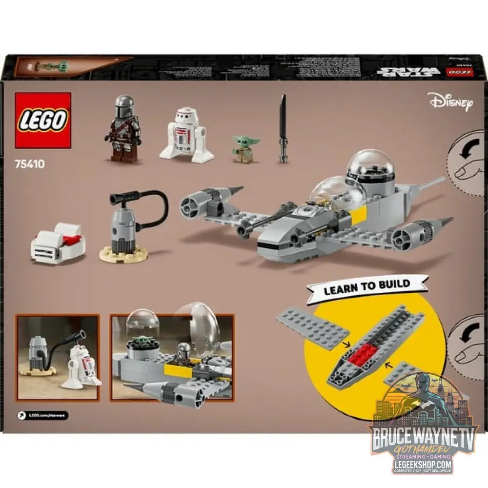 LEGO 75410 Star Wars Mandos et Grogus N-1 Starfighter, jeu de construction - LEGO - vue 7