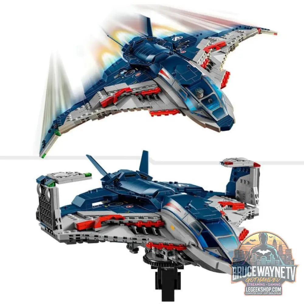 LEGO 76325 Marvel Super Heroes Avengers: Age of Ultron Quinjet, jeu de construction - LEGO - vue 4