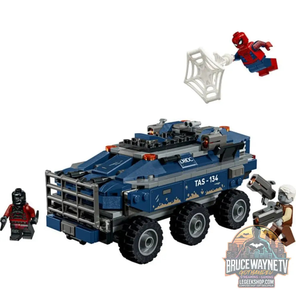 LEGO 76349 Marvel Super Heroes Spider-Man Jagt den Gefängnistransporter, jeu de construction - LEGO - vue 2