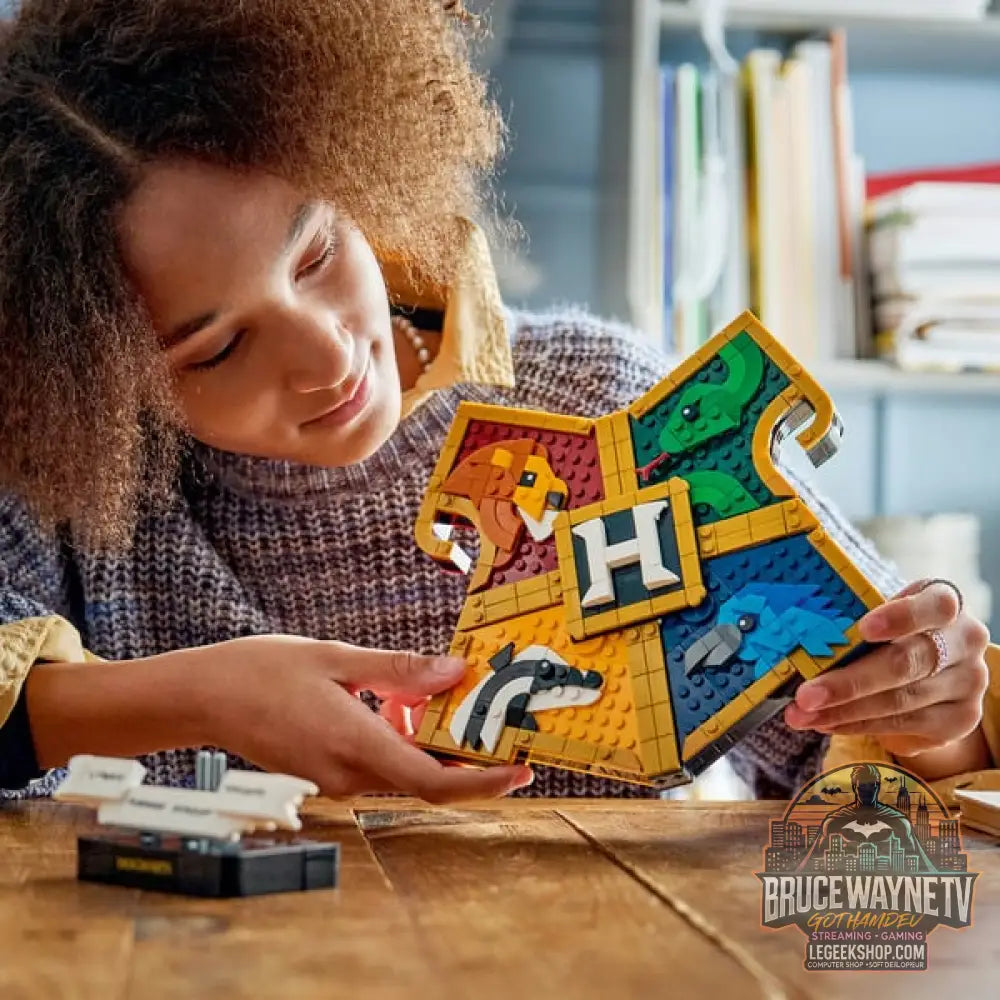 LEGO 76462 Harry Potter Hogwarts Hauswappen, jeu de construction - LEGO - vue 6