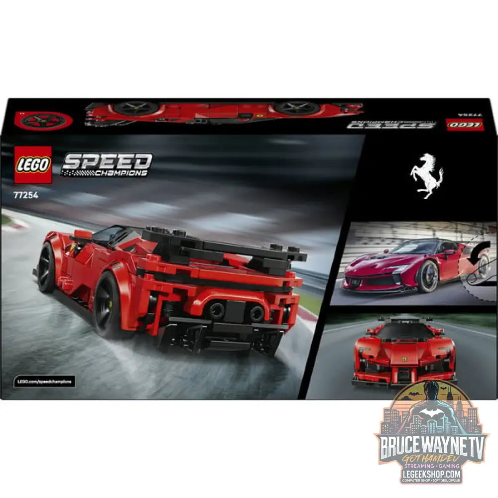 LEGO 77254 Speed Champions Ferrari SF90 XX Stradale Sportwagen, jeu de construction - LEGO - vue 7