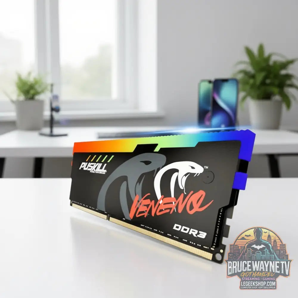 Mémoire RAM PUSKILL RGB DDR3 8GBx2 1600MHz… — Mémoire RAM, vue 12, LeGeekShop