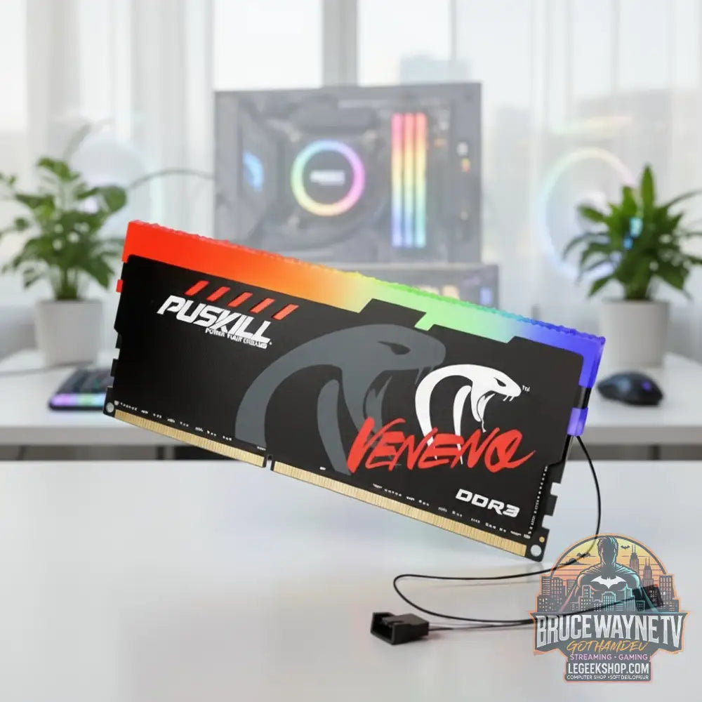 Mémoire RAM PUSKILL RGB DDR3 8GBx2 1600MHz… — Mémoire RAM, vue 7, LeGeekShop