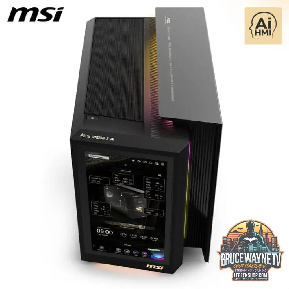 MEG Vision X AI 2NVV7-009AT, Gaming-PC — vue 4