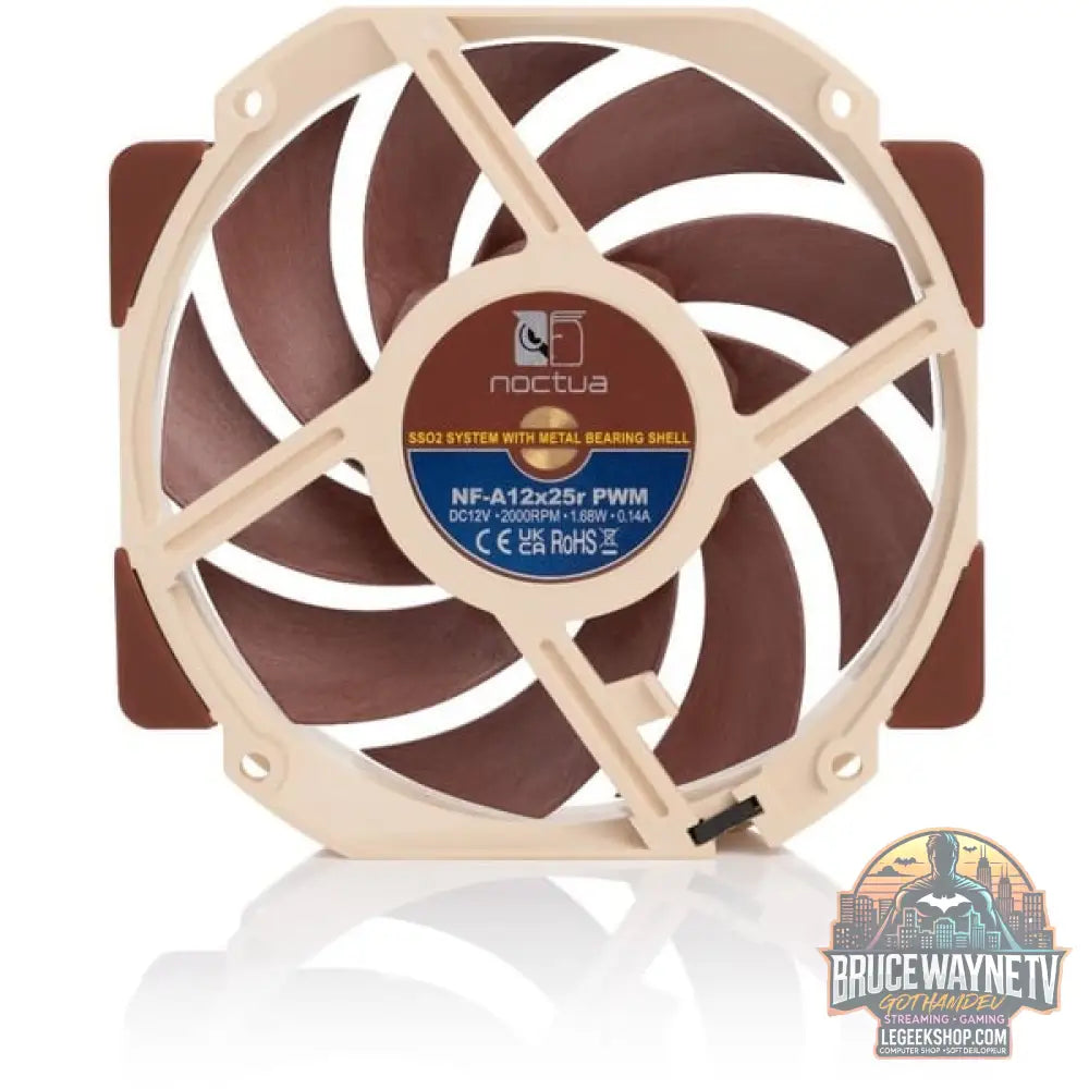 Noctua NF-A12x25r PWM Premium Fan 120x120x25, Gehäuselüfter - Noctua - vue 4