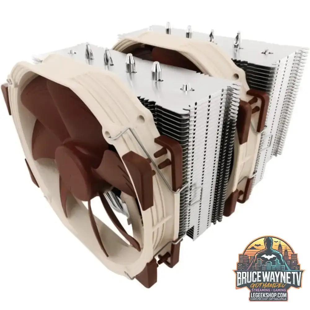 Noctua NH-D15 SE-AM4, CPU-Kühler braun/beige, Special Edition für AMD AM4, 140 mm - Noctua - vue 3