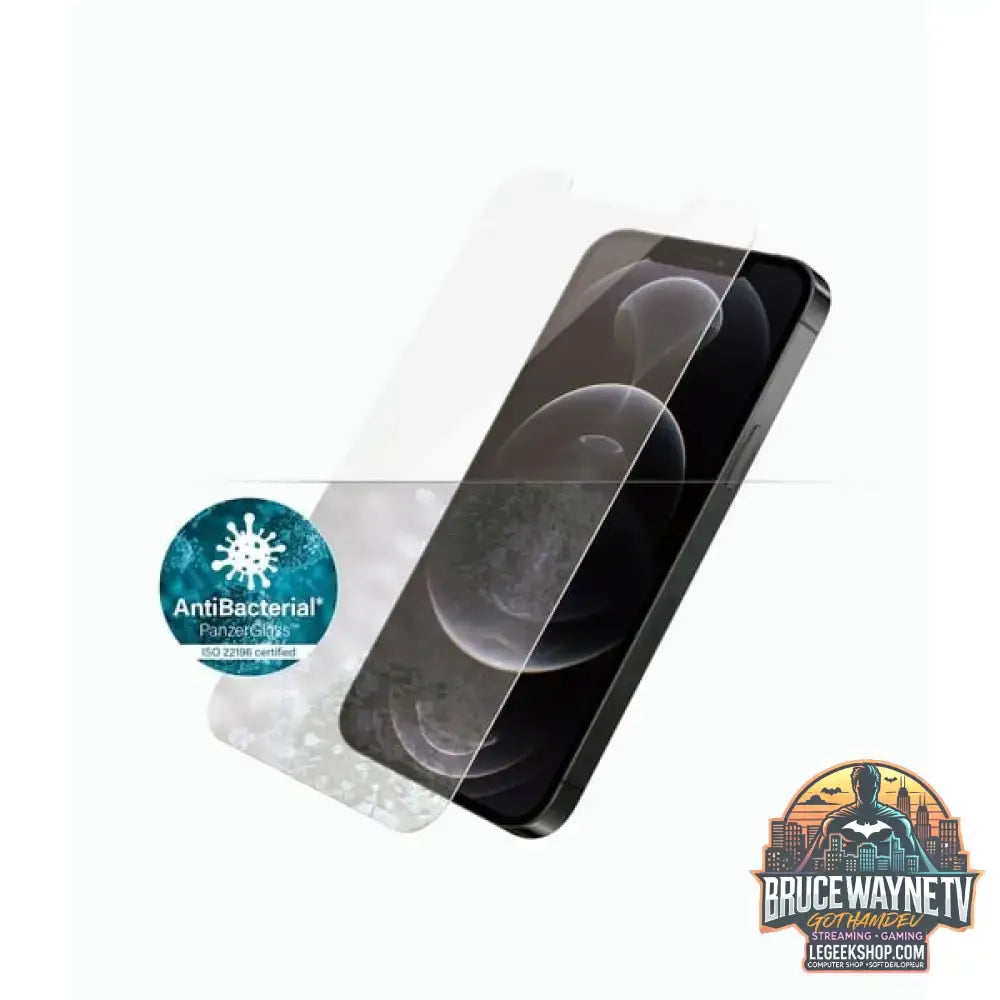 PanzerGlass Displayschutz, Schutzfolie transparent, iPhone 12 | 12 Pro - Beschaffenheit: Glänzend - vue 3