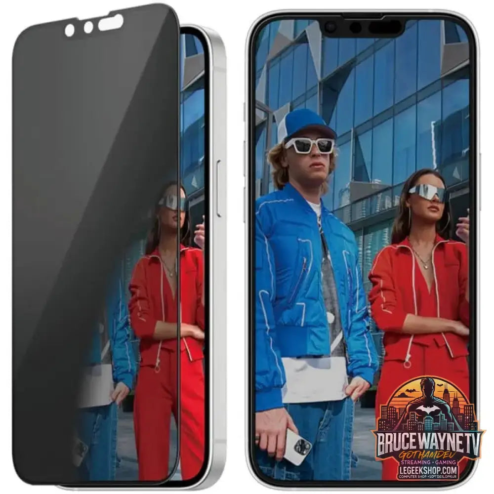 PanzerGlass Privacy Displayschutz Ultra-Wide Fit, Schutzfolie transparent, iPhone 16e / 14 / 13 / 13 Pro, EasyAligner - PanzerGlass - vue 3
