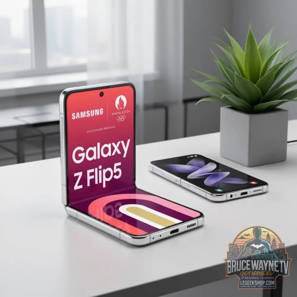 Samsung Galaxy Z Flip — produit geek, vue 16, LeGeekShop