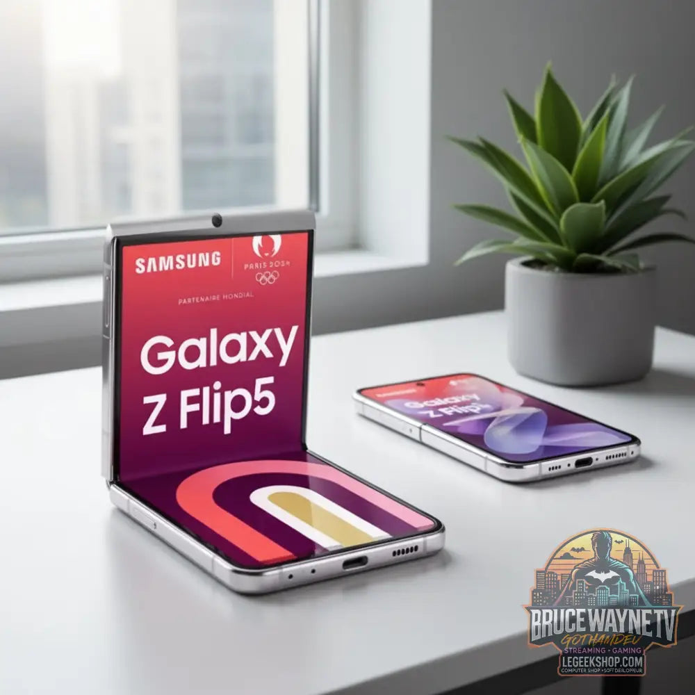 Samsung Galaxy Z Flip — produit geek, vue 14, LeGeekShop