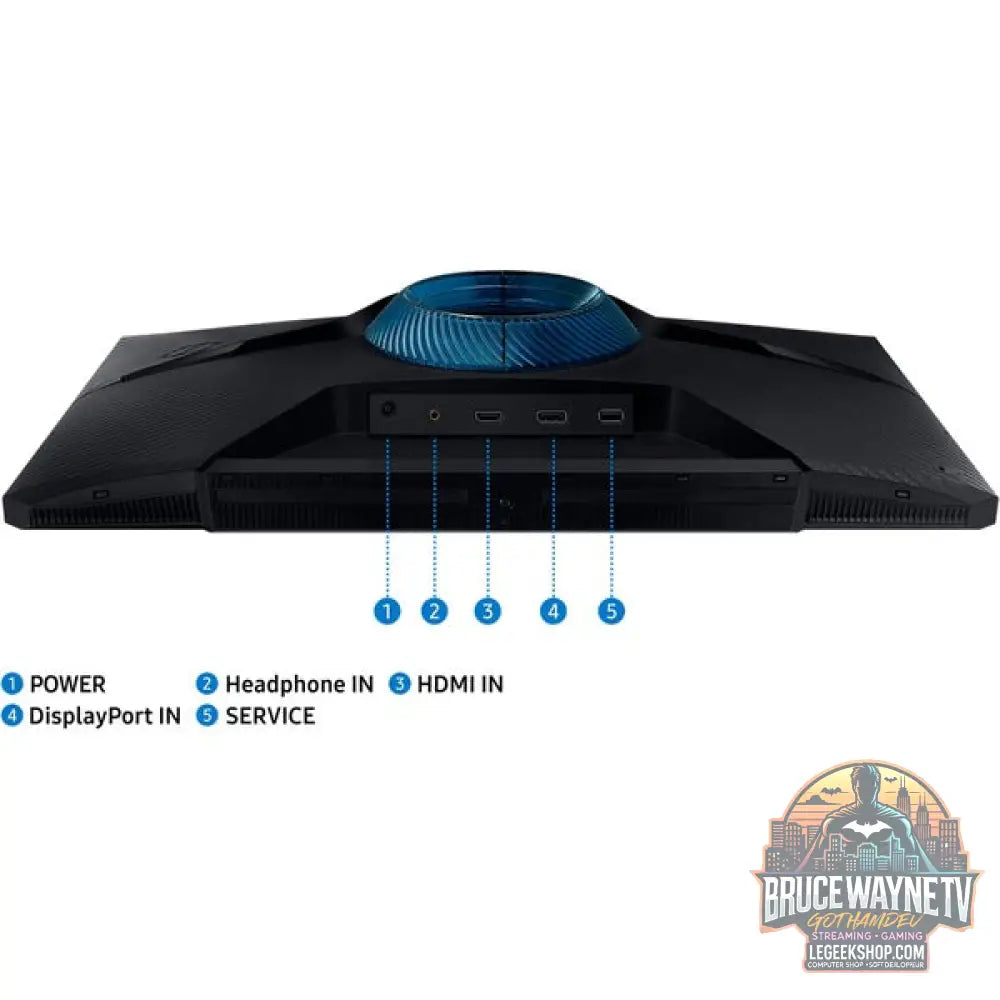 Samsung Odyssey G30D S24DG300EU 24" Full HD VA 180 Hz - Samsung - vue 20