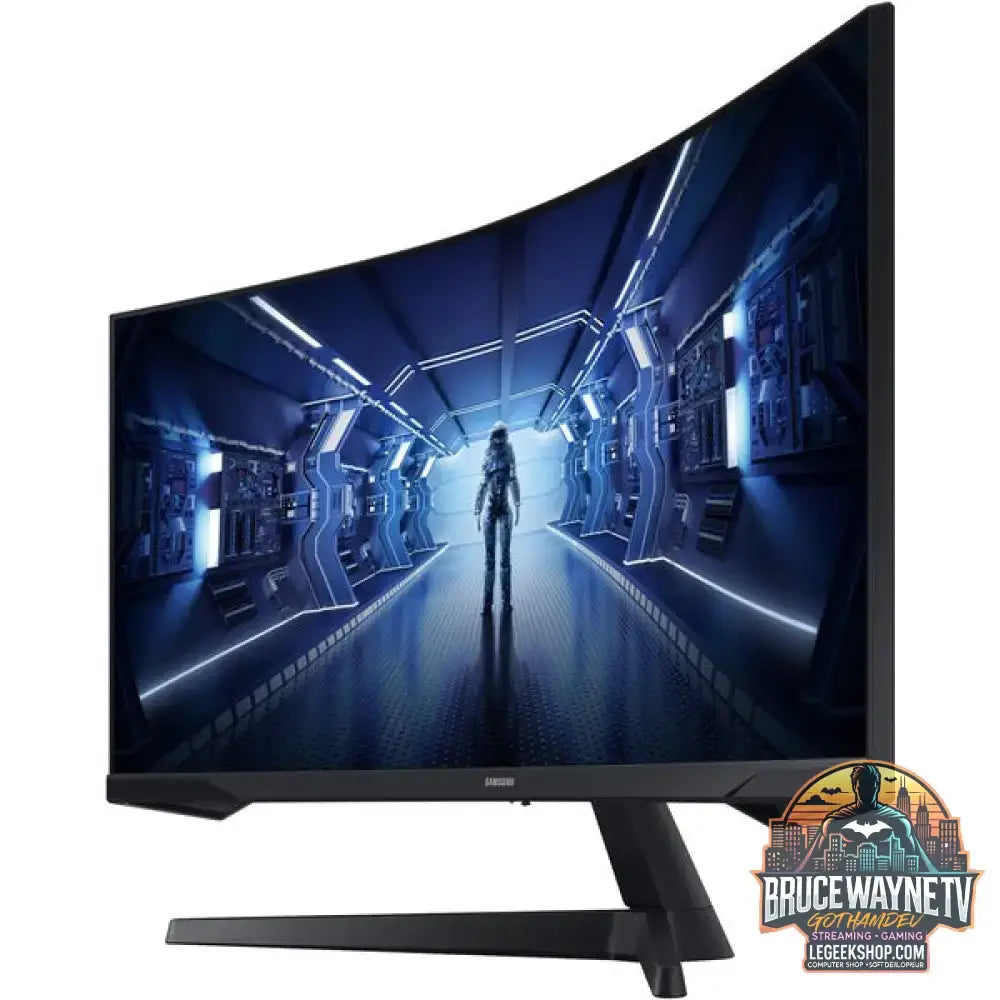 Samsung Odyssey G5 C34G55TWWP 34" QHD/WQHD VA 165 Hz - Samsung - vue 4