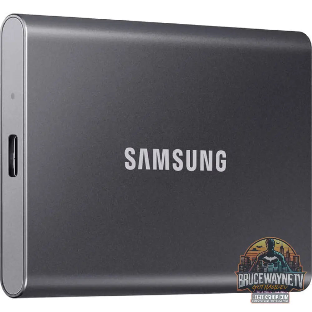 Samsung Portable SSD T7 1TB, Externe SSD gris, USB-C 3.2 Gen 2 (10 Gbit/s), extern - Samsung - vue 2