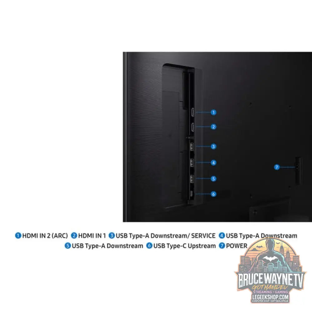 Samsung Smart AI Monitor S43FM700UU 43" 3840 × 2160 px VA 60 Hz - Samsung - vue 9