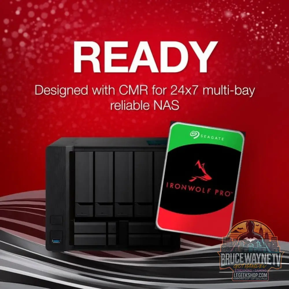 Seagate IronWolf Pro NAS 16 TB CMR, Festplatte SATA 6 Gb/s, 3,5" - Seagate - vue 3