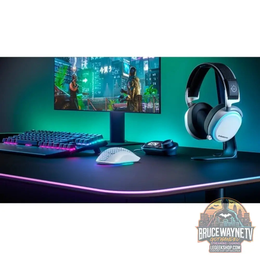 SteelSeries Aerox 3 Wireless Snow 2022, souris gaming - vue 7