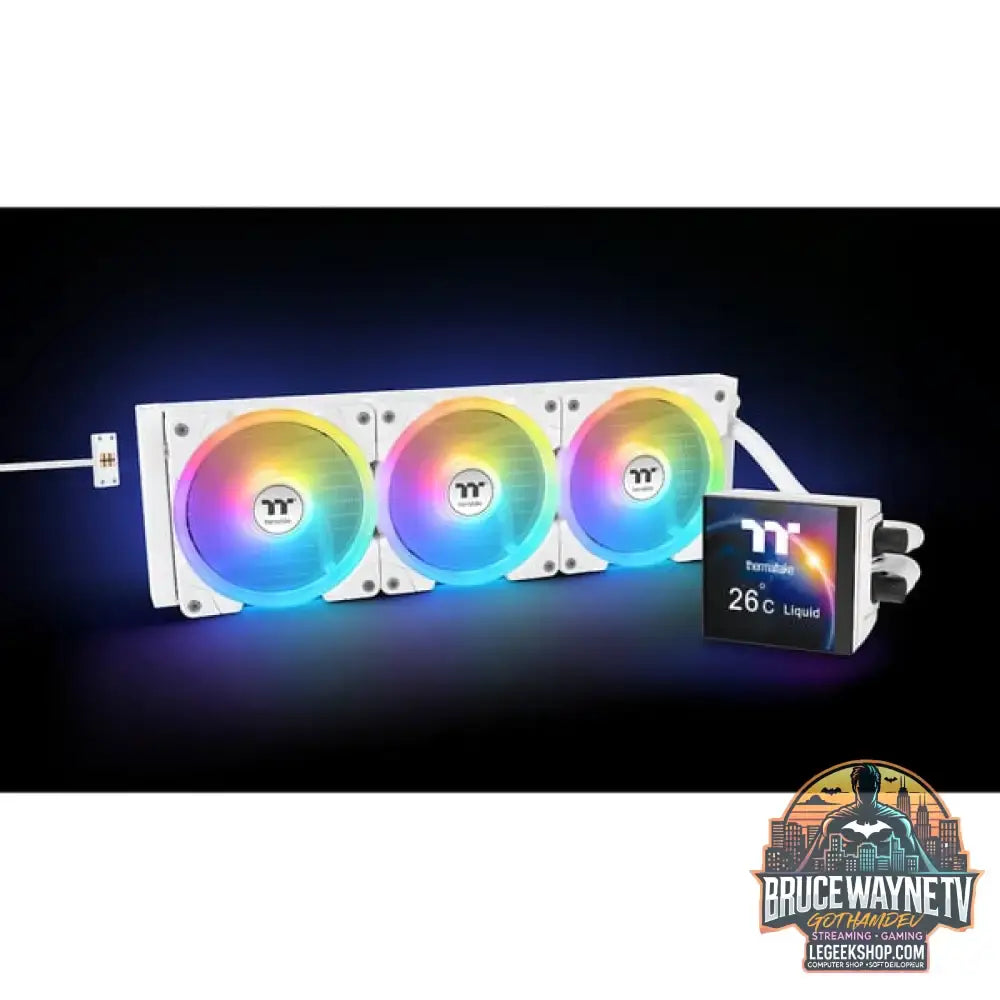 Thermaltake MAGFloe 360 Ultra ARGB Sync AIO Liquid Cooler, Wasserkühlung weiß, Snow Edition - Thermaltake - vue 21