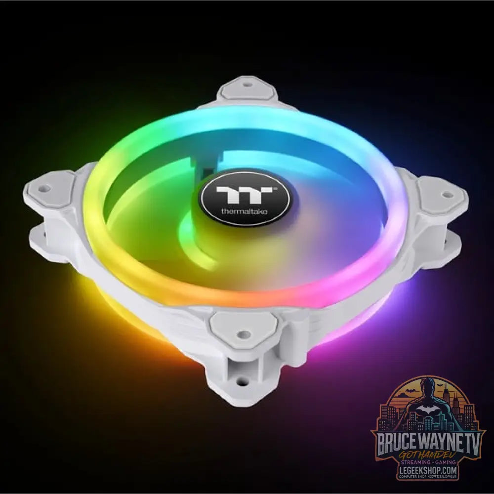 Thermaltake SWAFAN 14 RGB Radiator Fan TT Premium Edition White (3-Fan Pack), Gehäuselüfter - Thermaltake - vue 12