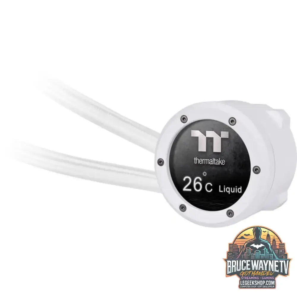Thermaltake TH280 V2 Ultra ARGB Sync AIO Liquid Cooler Snow Edition, Wasserkühlung weiß - Thermaltake - vue 3