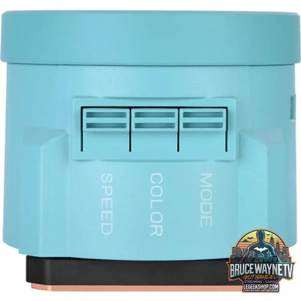 Thermaltake TOUGHLIQUID 240 ARGB Sync AIO Liquid Cooler Turquoise 240mm, Wasserkühlung türkis - Thermaltake - vue 9