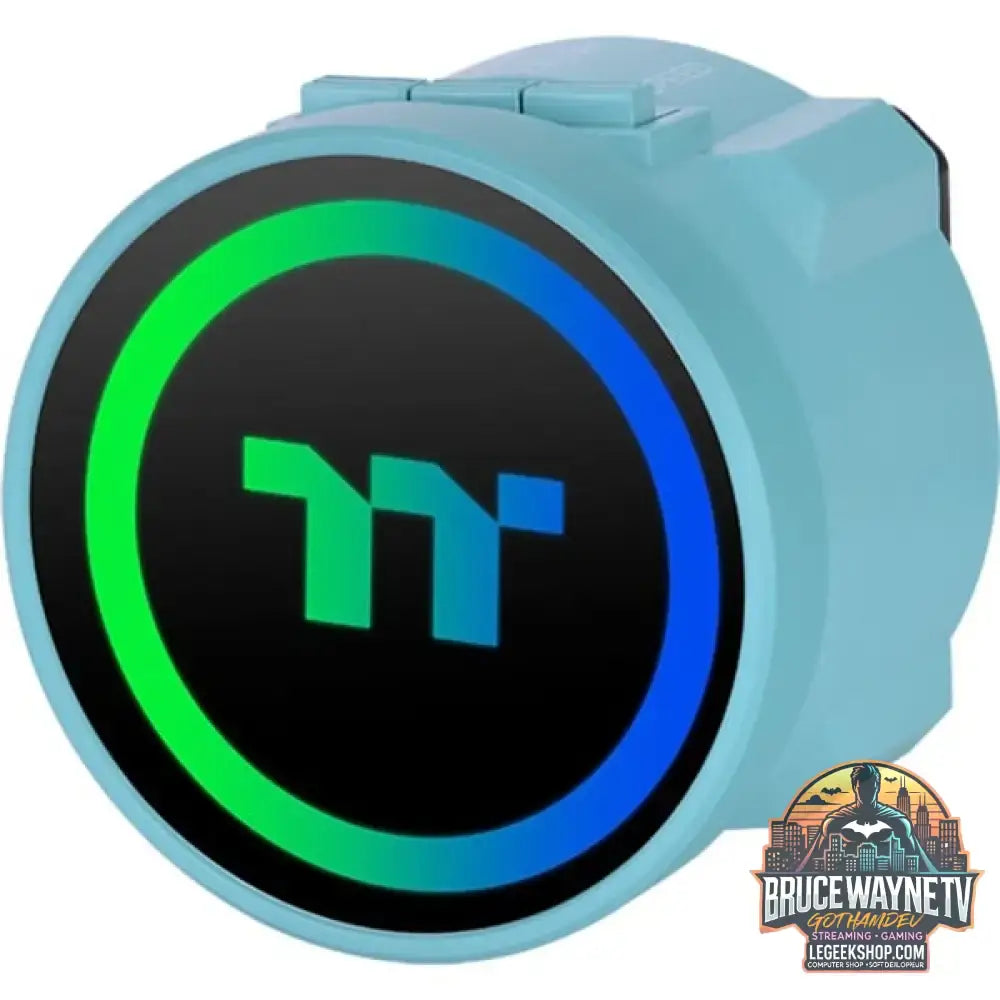 Thermaltake TOUGHLIQUID 240 ARGB Sync AIO Liquid Cooler Turquoise 240mm, Wasserkühlung türkis - Thermaltake - vue 6