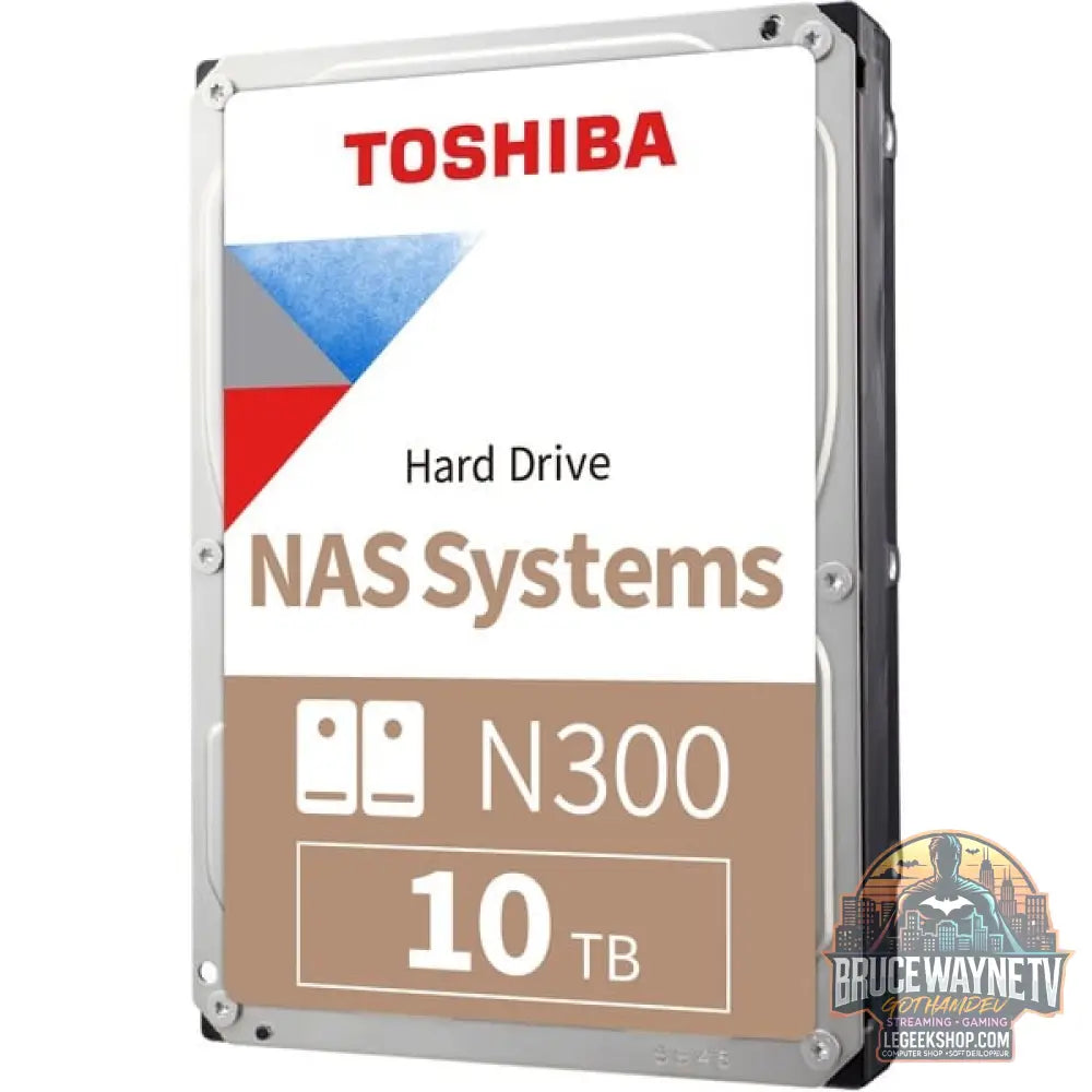 Toshiba N300 10 TB, Festplatte SATA 6 Gb/s, 3,5", Retail - Toshiba - vue 2