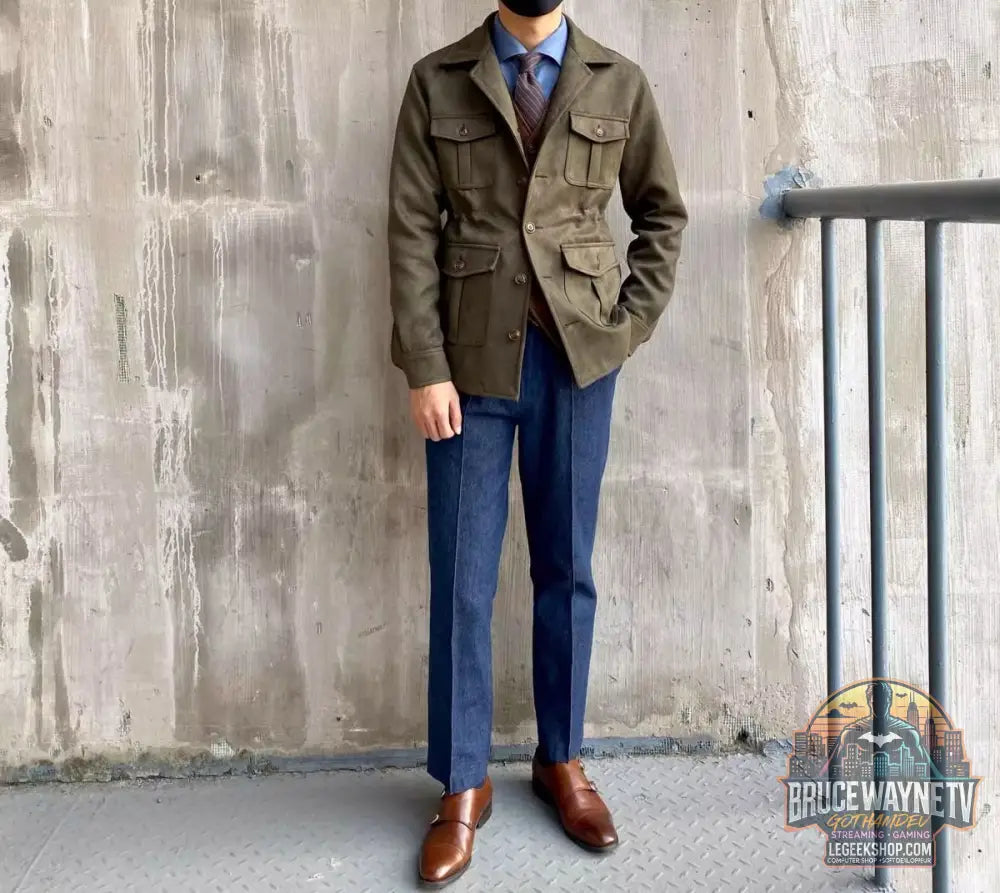 Veste Homme Style Japonais Rétro Slim Fit Laine Capuche Manches Longues - Veste Homme